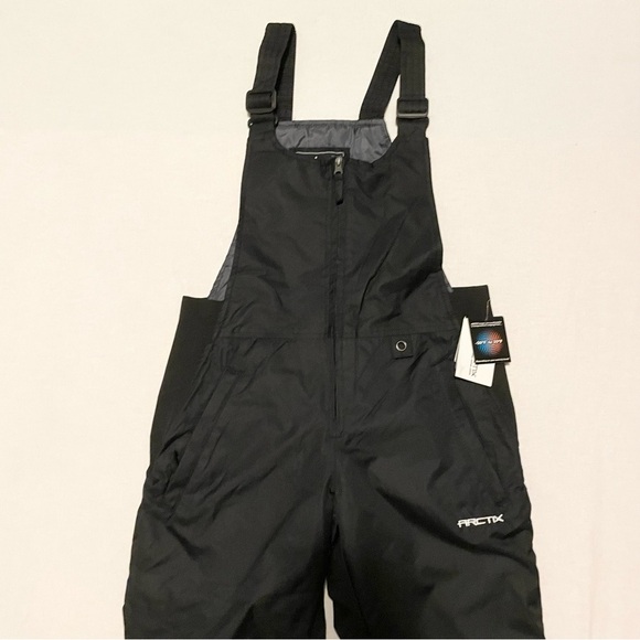 Women's Black Snow Bib Overalls - Picture 2 of 16